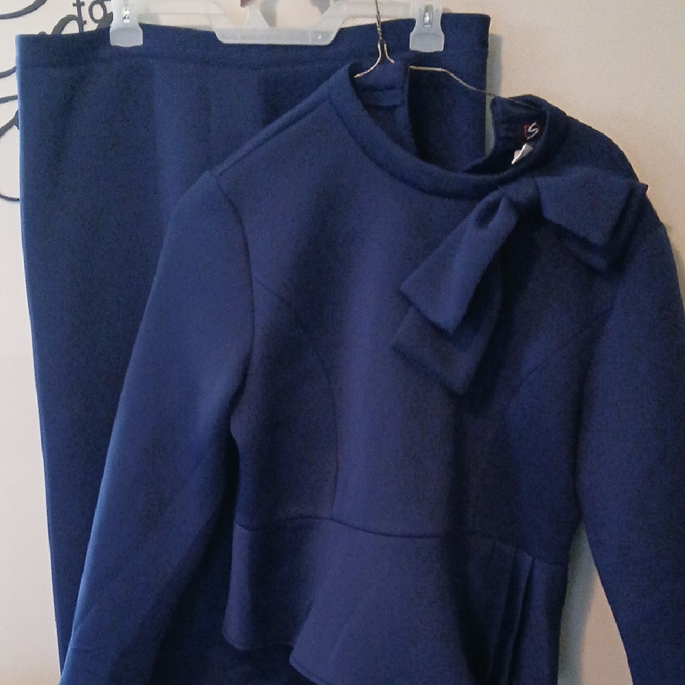Elegant Navy Two Piece Suit